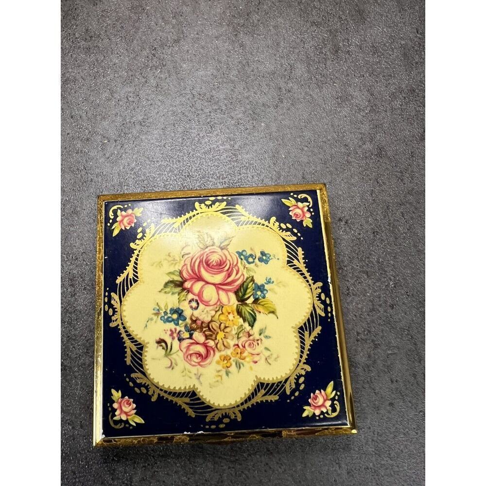 Vintage Cloisenamel By Colibri Convertible Compact Made In England - Picture 2 of 15